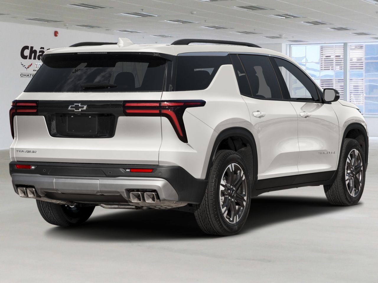CHEVROLET Traverse Traction intégrale, 4 portes LT 2027 Blanc polaire, triple couche Châteauguay - photo #2