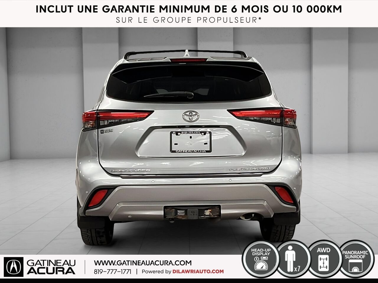 Toyota Highlander Platinum AWD 2021 Argent Gatineau - photo #16