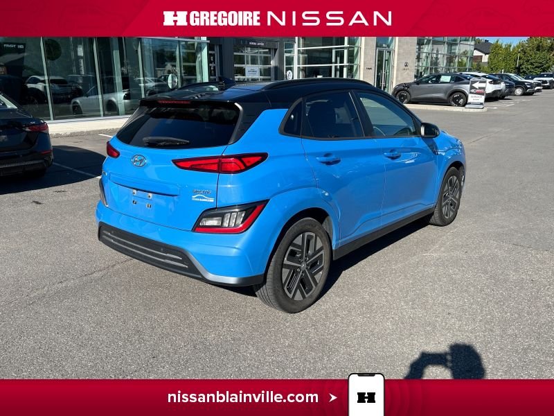 Hyundai Kona BA6389 | Preferred 100% électrique 415 km autonomie 2022 Bleu Laval - photo #14