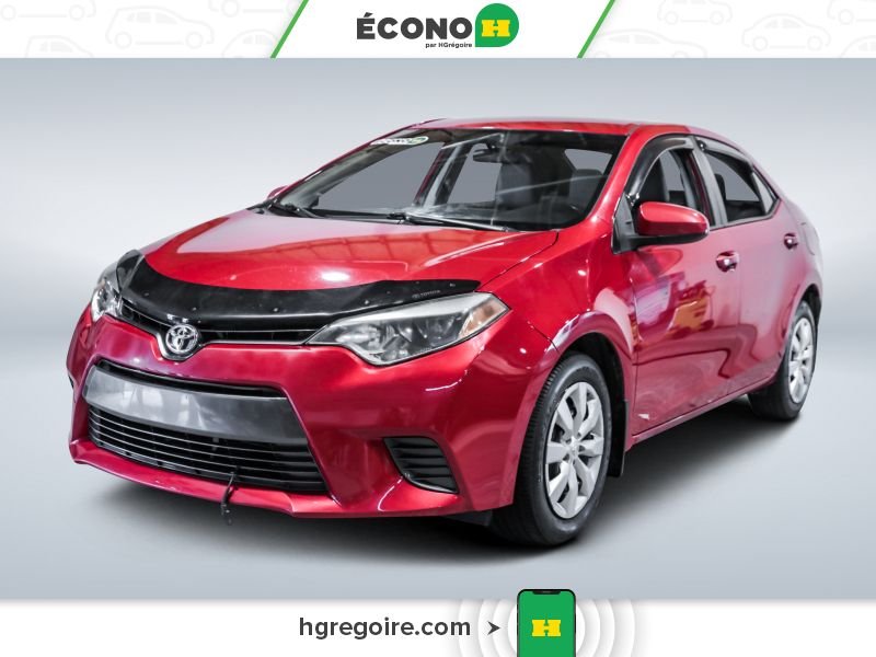 Toyota Corolla 2015 Rouge Saint-Eustache - photo #2