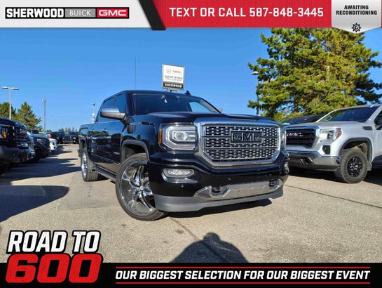 2017 GMC Sierra 1500 Denali 6.2L | Aftermarket 24in Helo Wheels Black