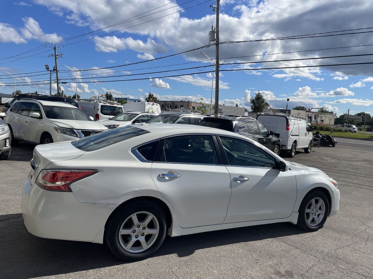 2014 NISSAN ALTIMA White  - photo #9
