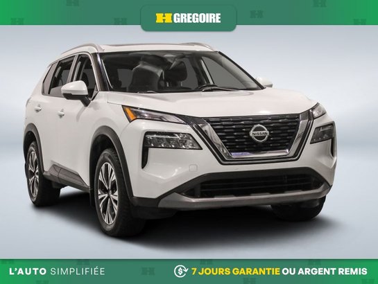 2021 Nissan Rogue SV AWD AUTO AC CUIR TOIT MAGS CAM RECUL BLEUTOOTH White