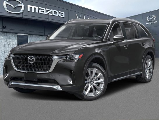 2026 Mazda CX-90 hybride léger GT-P, hybride léger 48 V, 6 cyl. turbo 3,3 L, 340 ch, i-ACTIV AWD, roues noires, écran 12,3 po, Grey