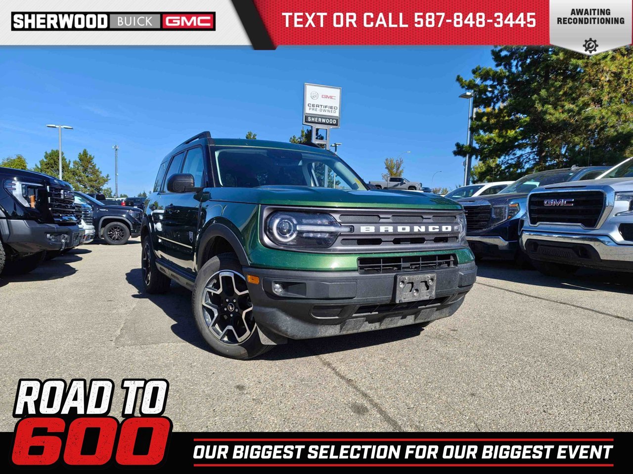 2023 Ford Bronco Sport Big Bend 4x4 Green Sherwood Park - photo #0