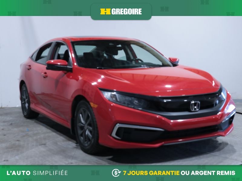 Honda Civic EX AUTO AC TOIT MAGS CAM RECULE BLUETOOTH 2020 Rouge