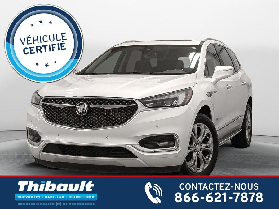 BUICK ENCLAVE AVENIR AWD 7 Places Toit Ouvrant 5000lbs Capacité Remorquage 2020 Blanc