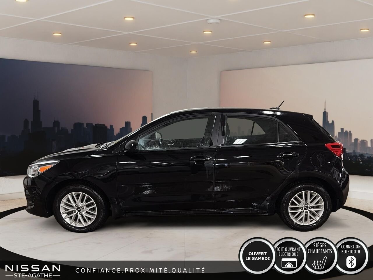 Kia Rio 5 portes 2023 Noir Saint-Jérôme - photo #5