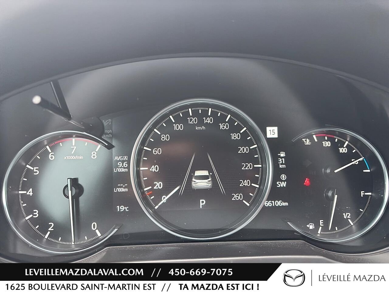 Mazda CX-5 Sport avec moteur turbo TI 2023 Rouge Laval - photo #15