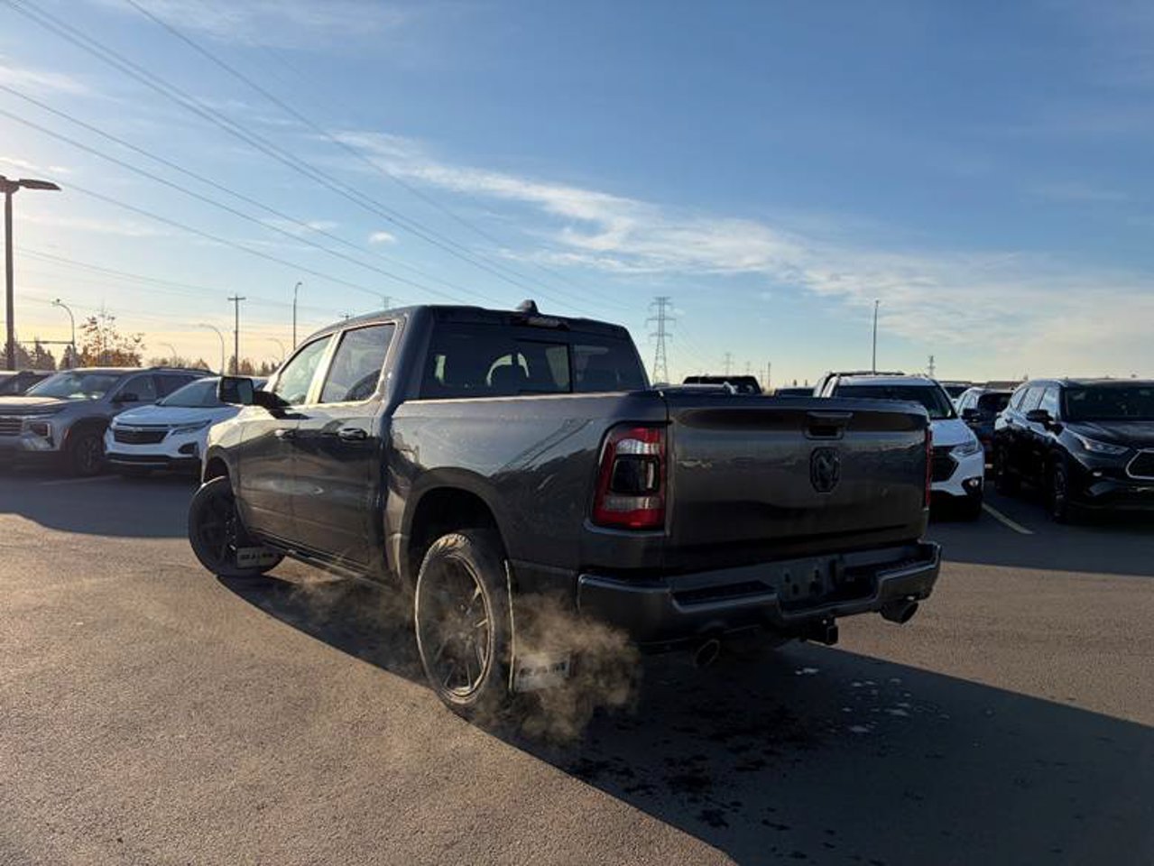 2021 Ram 1500 Sport 4x4 Crew Cab 5'7 Box Grey Sherwood Park - photo #3