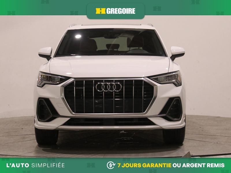 Audi Q3 823173 | Technik AWD AUTO A/C CUIR TOIT MAGS NAV CAM RECUL 2019 Blanc Laval - photo #1