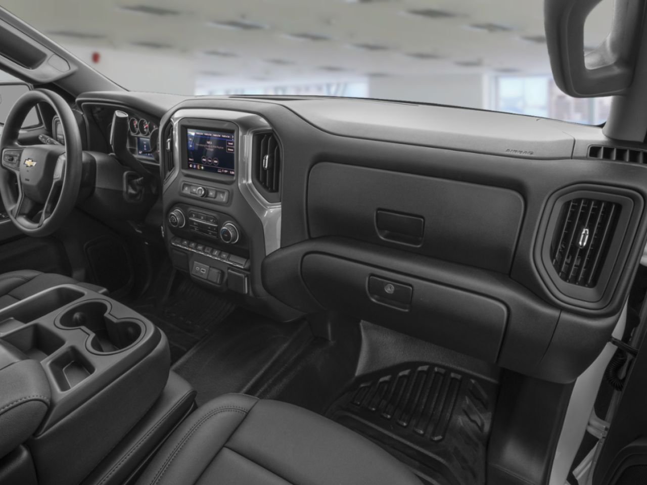 CHEVROLET Silverado 1500 Custom cabine multiplace 4RM 147 po 2026 Noir Amos - photo #7