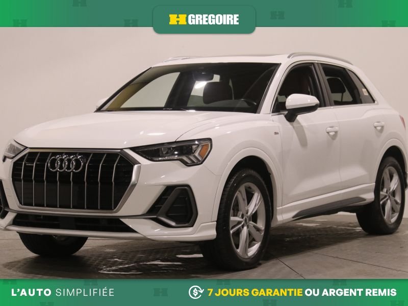 Audi Q3 823173 | Technik AWD AUTO A/C CUIR TOIT MAGS NAV CAM RECUL 2019 Blanc Laval - photo #2
