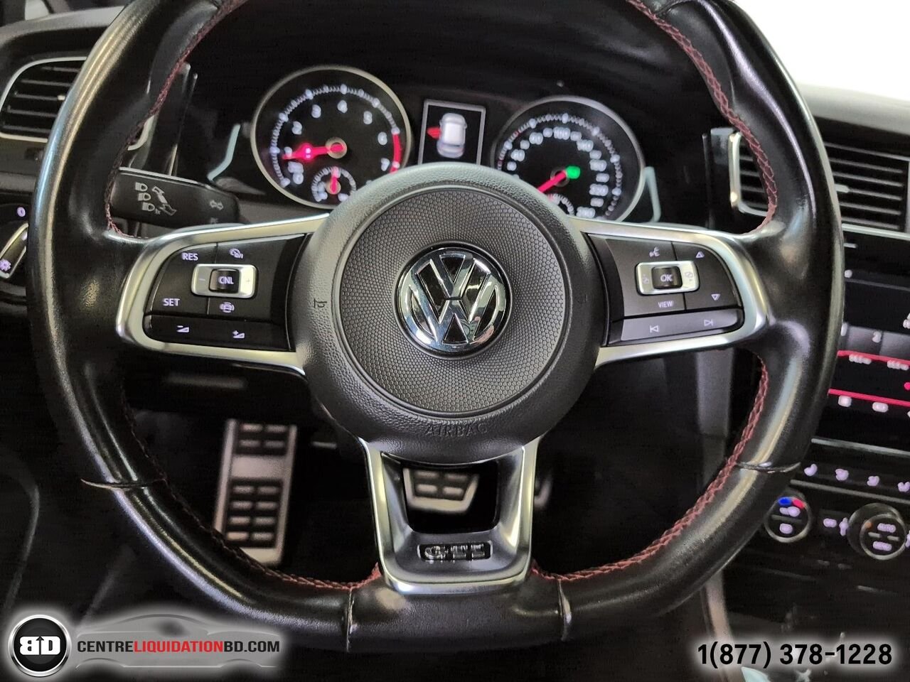 Volkswagen Golf GTI Autobahn transmission automatique | BD0380 2019 Noir Granby - photo #17
