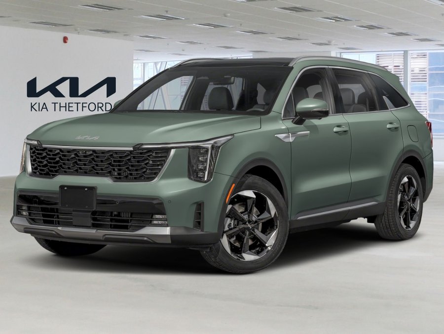 Kia Sorento hybride SX TI 2026 Vert paysage urbain