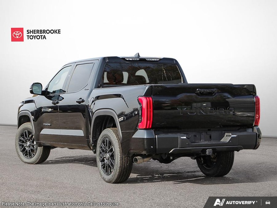 2026 Toyota Tundra Limited CrewMax 4x4 caisse longue Midnight Black Metallic