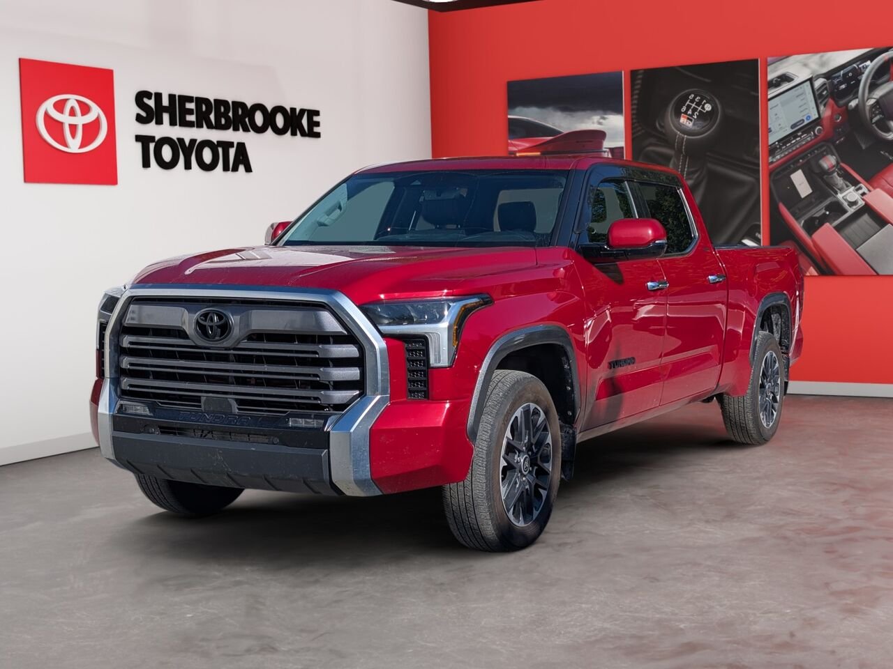 Toyota Tundra LIMITED/AWD/SIÈGES CHAUFFANTS ET VENTILLÉS/TOIT PANORAMIQUE OUVRANT/VOLANT CHAUFFANT/BLUETOOTH/AC 2023 Rouge Sherbrooke - photo #0