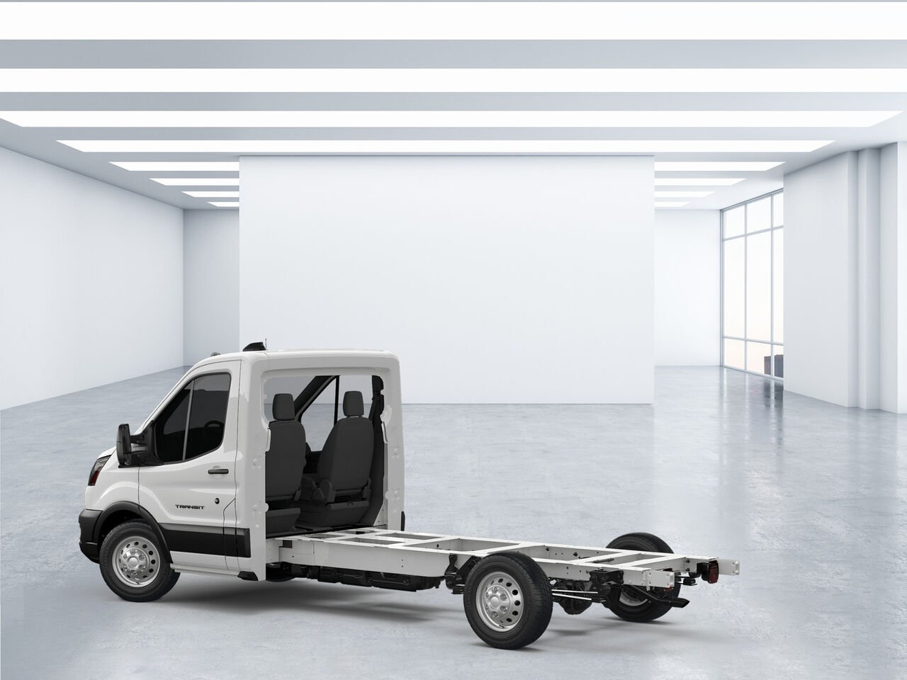 2026 Ford Transit Cutaway Oxford White Saint-Jérôme - photo #1