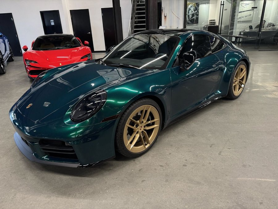 2025 Porsche 911 Carrera S | Sport Exhaust System | Front Axle Lift | HD-LED Matrix Lights | 18 Way Adjustable Seats Black