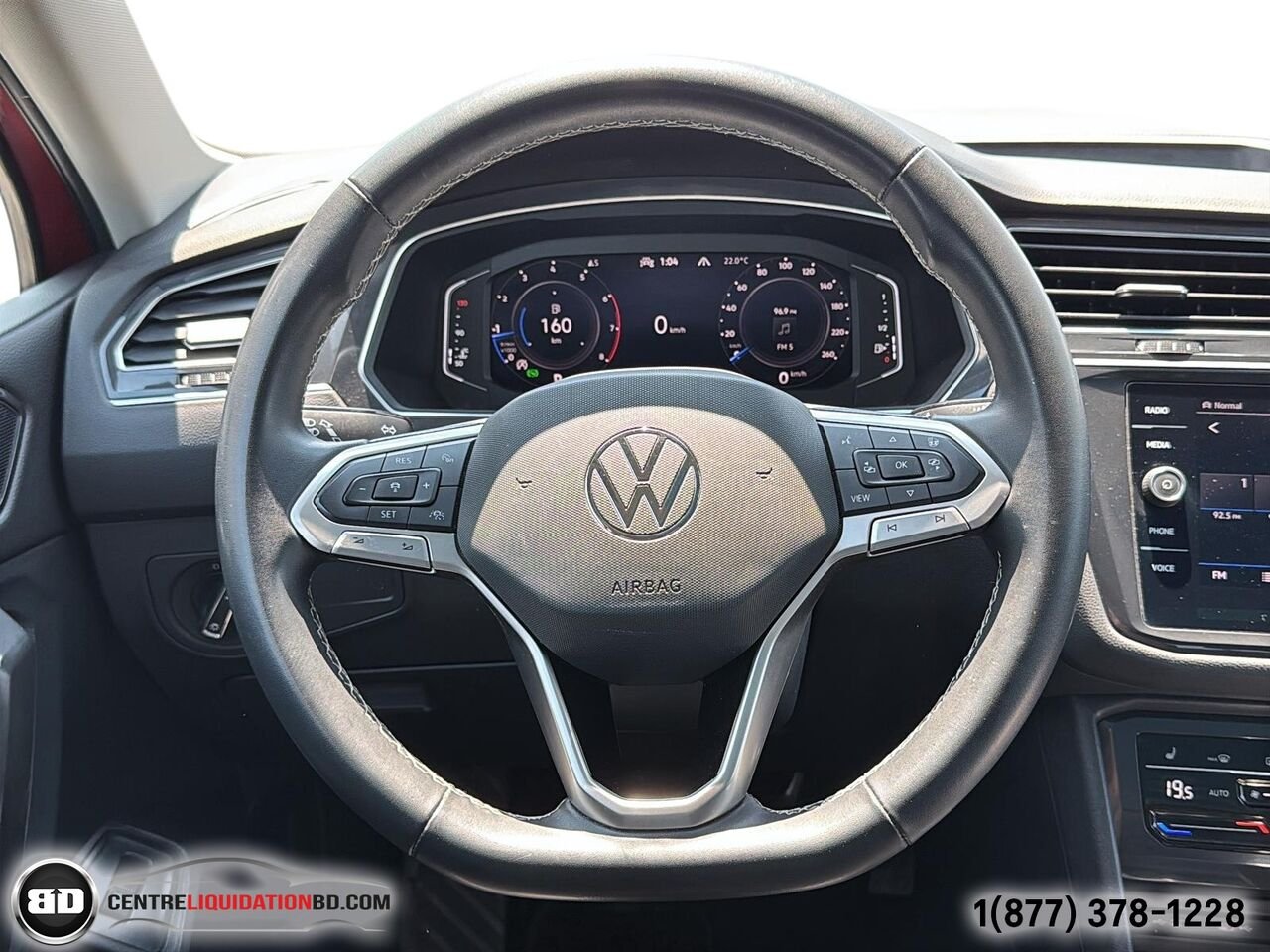 Volkswagen Tiguan Comfortline | BD0343 2022 Rouge Granby - photo #17