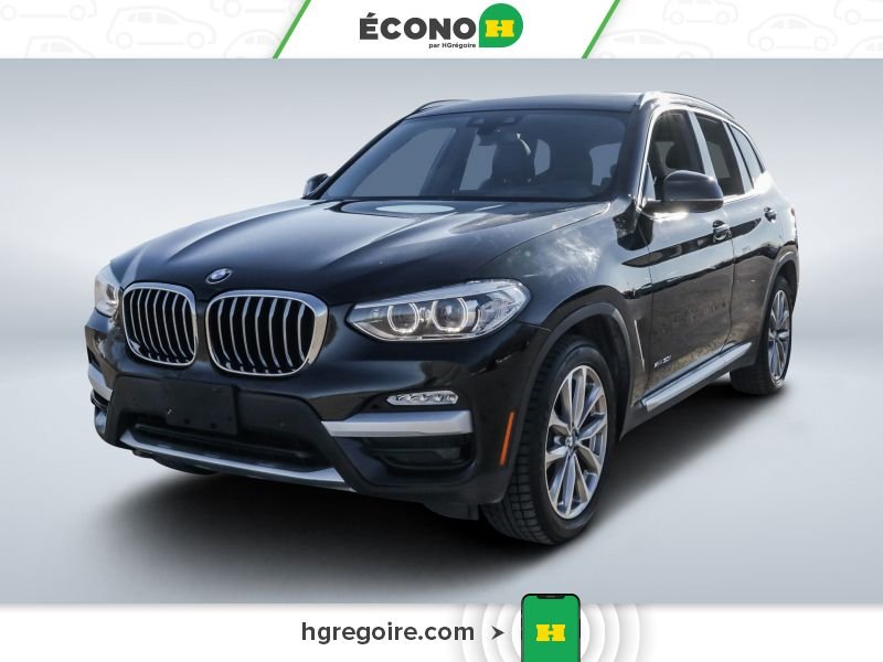 BMW X3 2018 Noir Blainville - photo #2