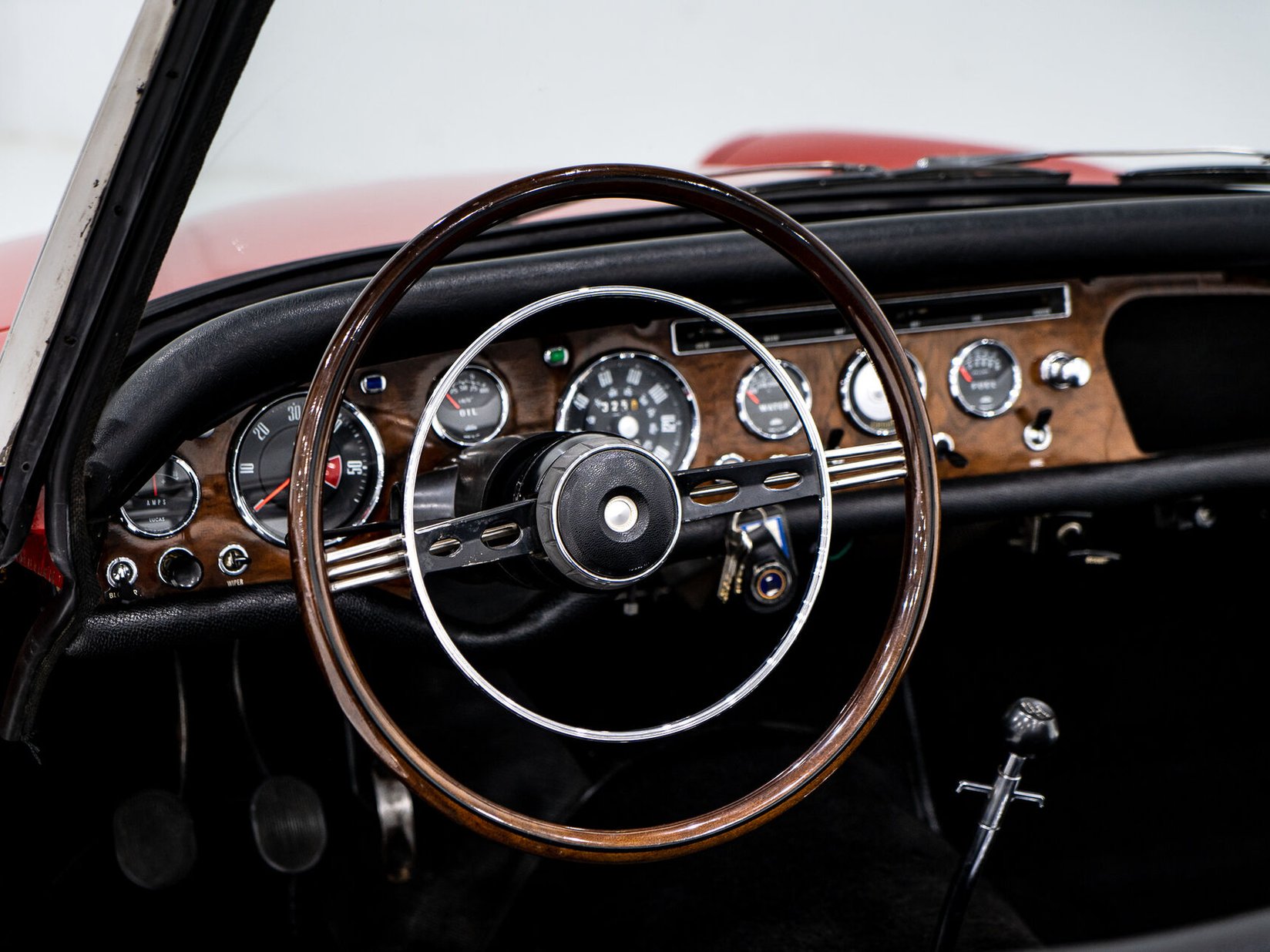 Sunbeam Tiger Unrestored with single repaint **PRIX EN USD** 1967 Rouge Montréal - photo #63