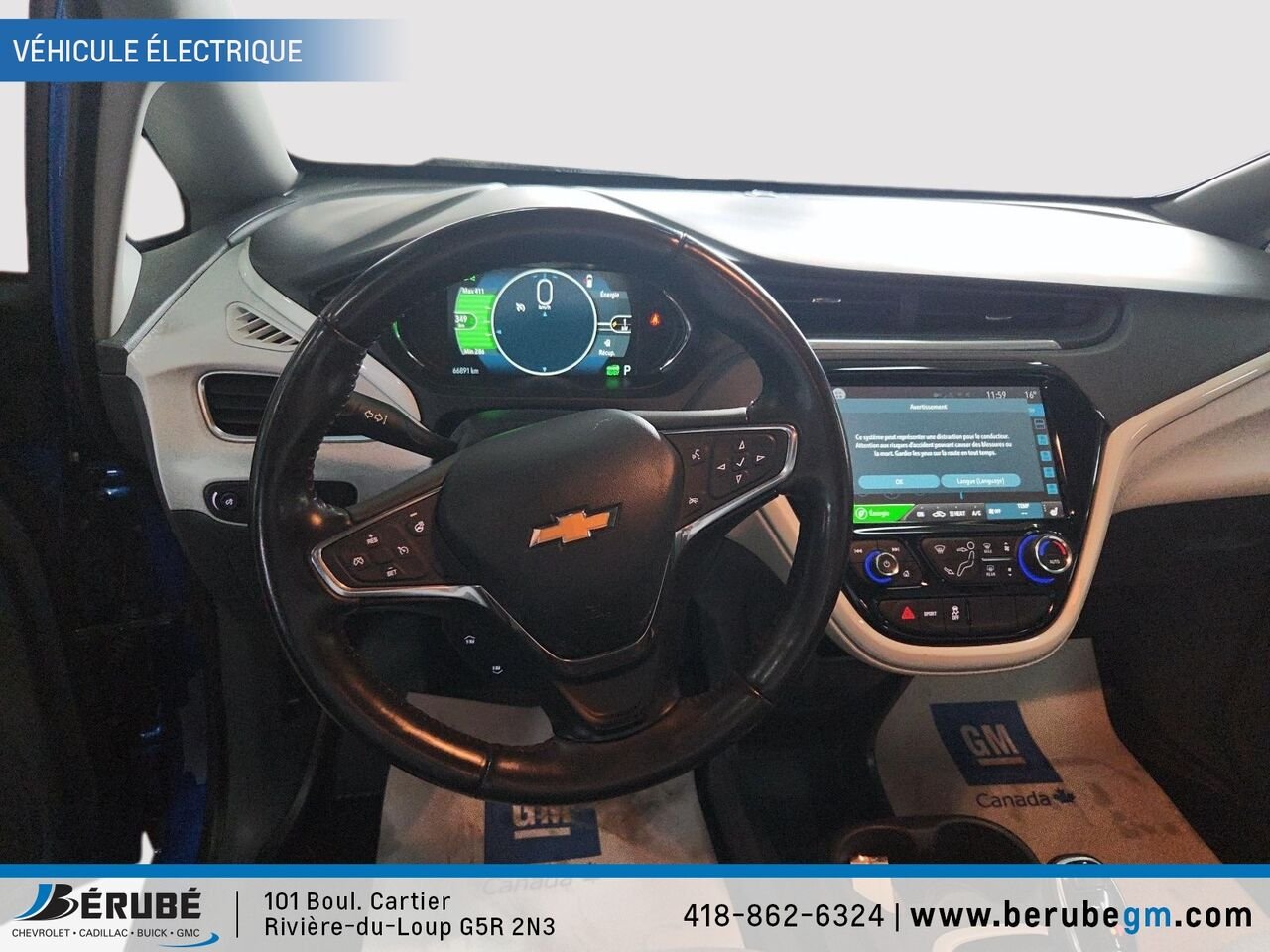 GMC BOLT LT Familiale 5 portes LT 2020 Bleu Rivière-du-Loup - photo #8