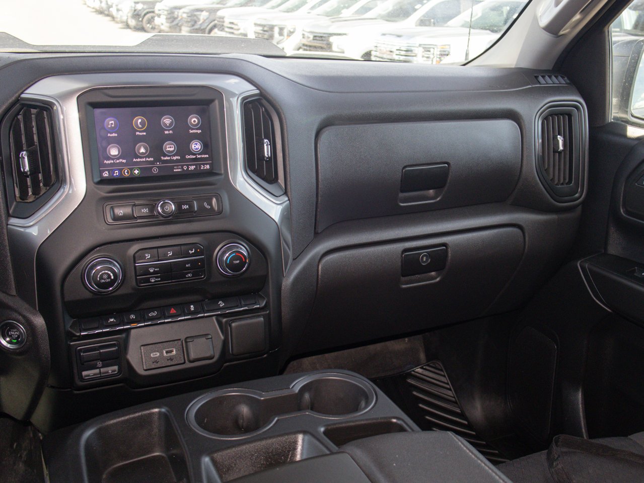 2024 Chevrolet Silverado 1500 4WD Crew Cab 147 Custom Trail Boss White Sherwood Park - photo #28