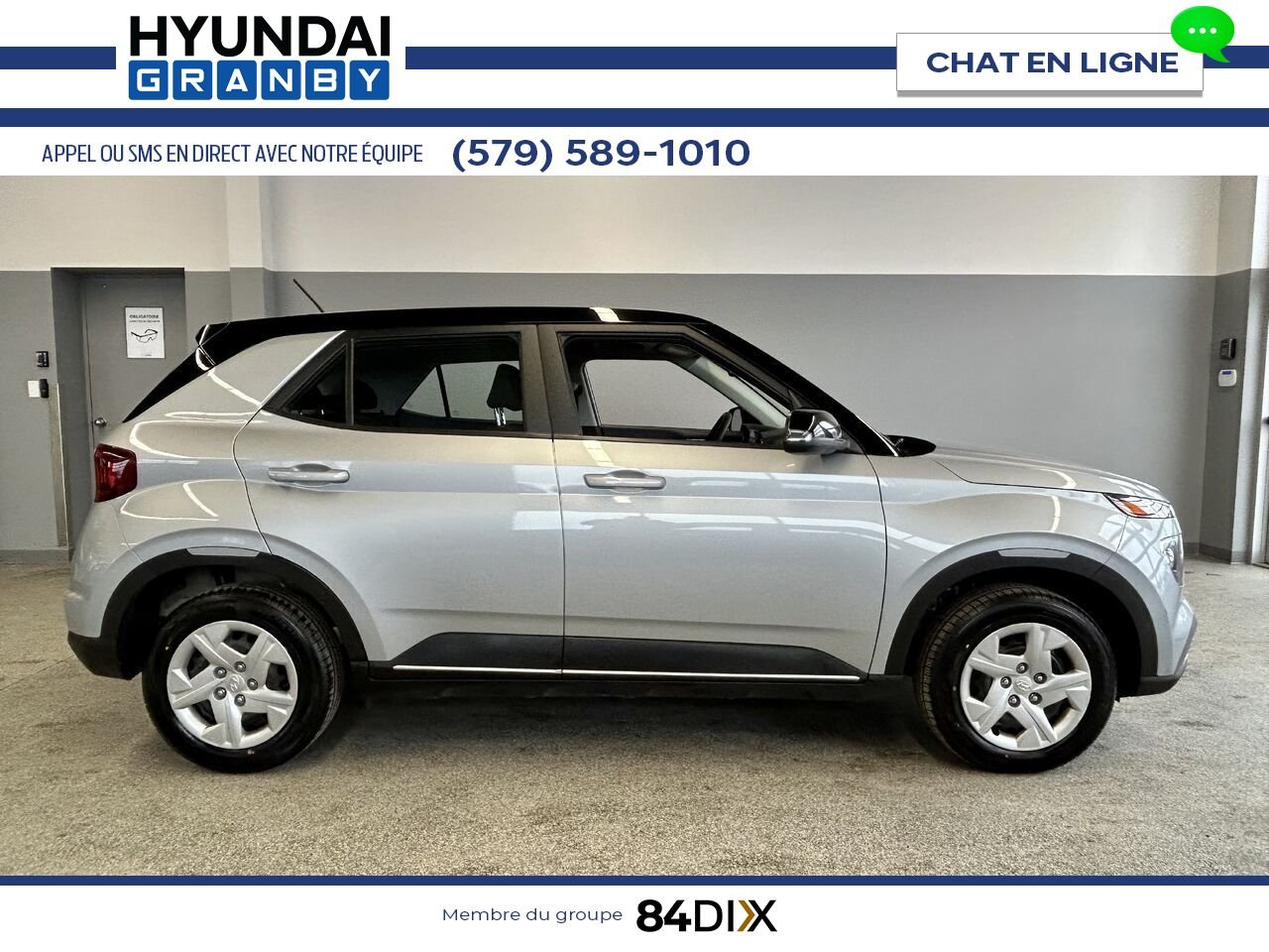 Hyundai Venue 2023 Gris Granby - photo #7