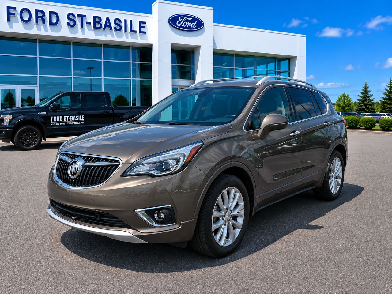 Brown 2019 Buick Envision SUV / Crossover All-Wheel Drive Automatic
