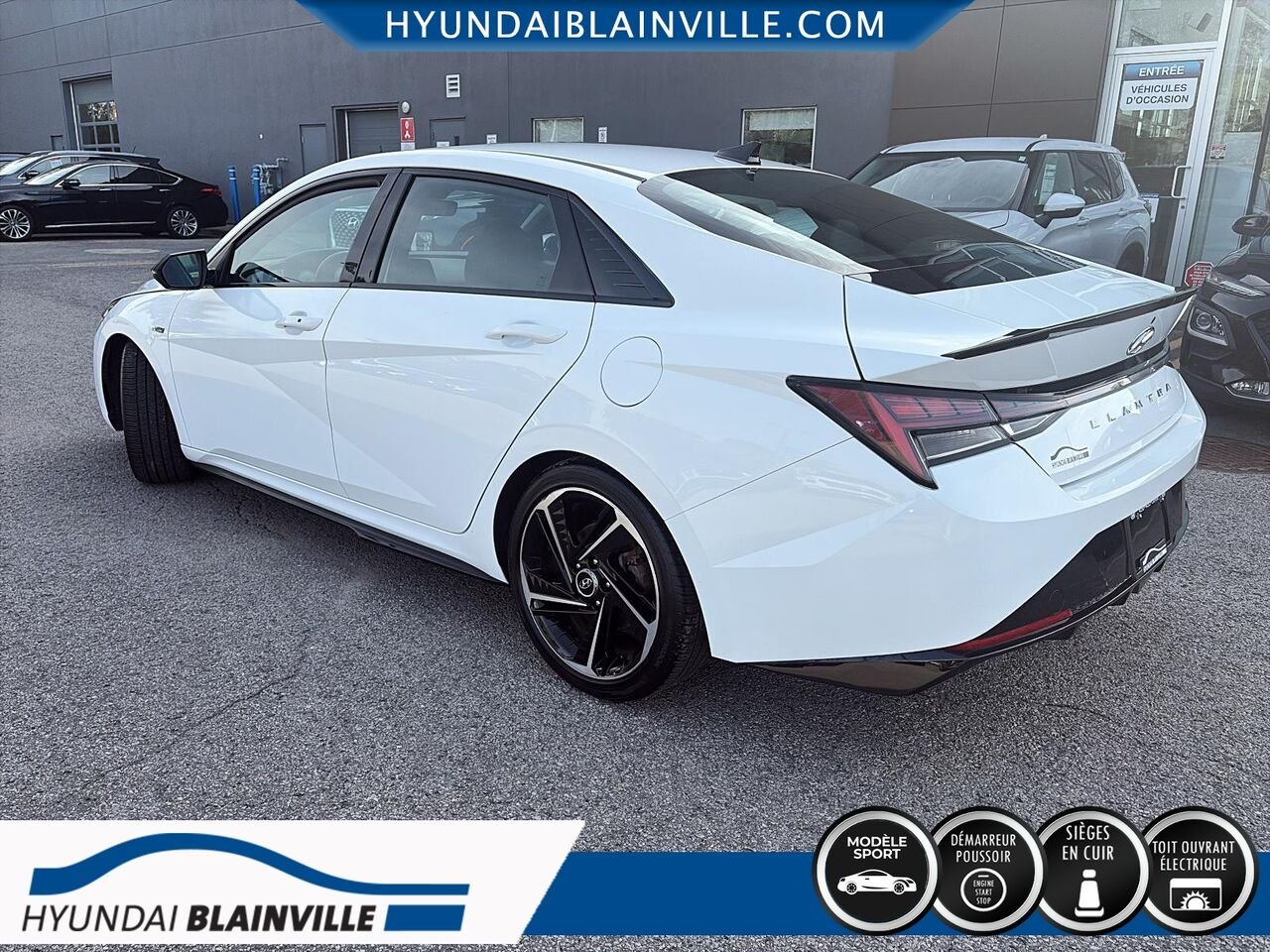Hyundai Elantra 2023 Blanc Blainville - photo #5