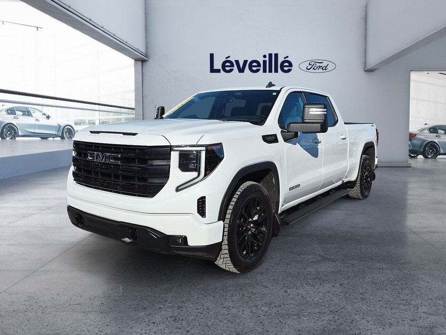GMC Sierra 1500 Elevation 5.3L ** GR. PROTECTION ** GROS MIRROIRS ** 157 po 2023 Blanc