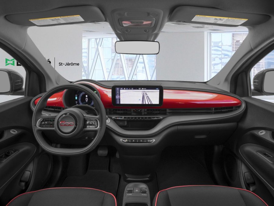 FIAT 500e ÉDITION (RED) 2025 Blanc glacier
