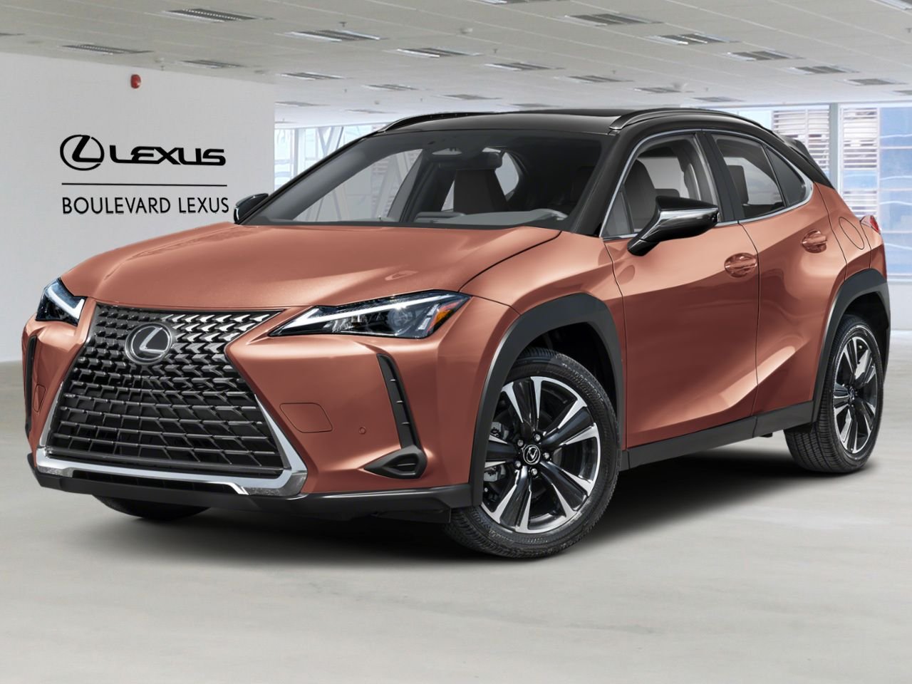 LEXUS UX 19814 | UX 300h F SPORT DESIGN AWD 2026 Cuivre intense avec toit noir Québec - photo #0