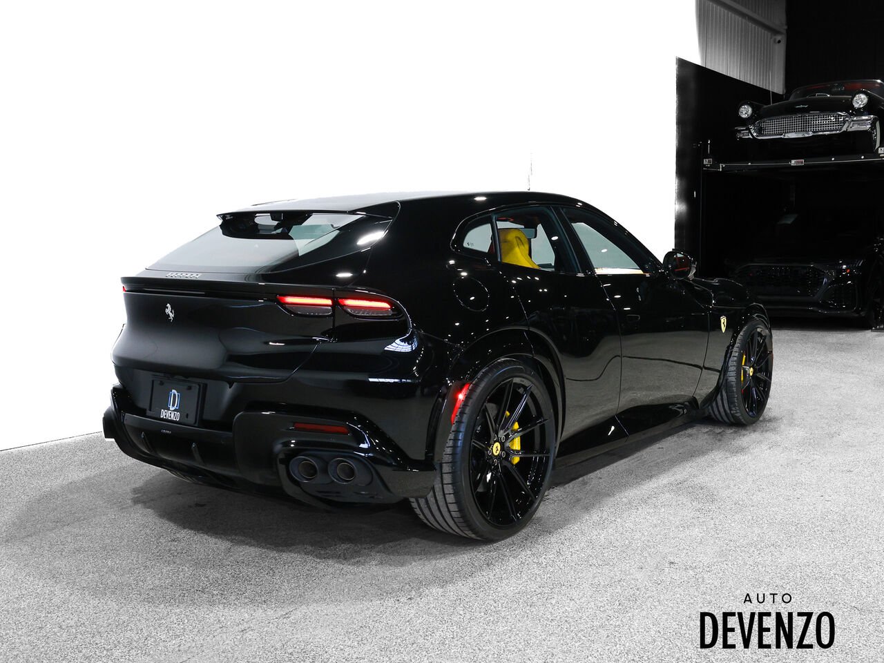2026 Ferrari Purosangue V12 725HP *** FULL CAR SATIN PPF *** Black Saint-Eustache - photo #4