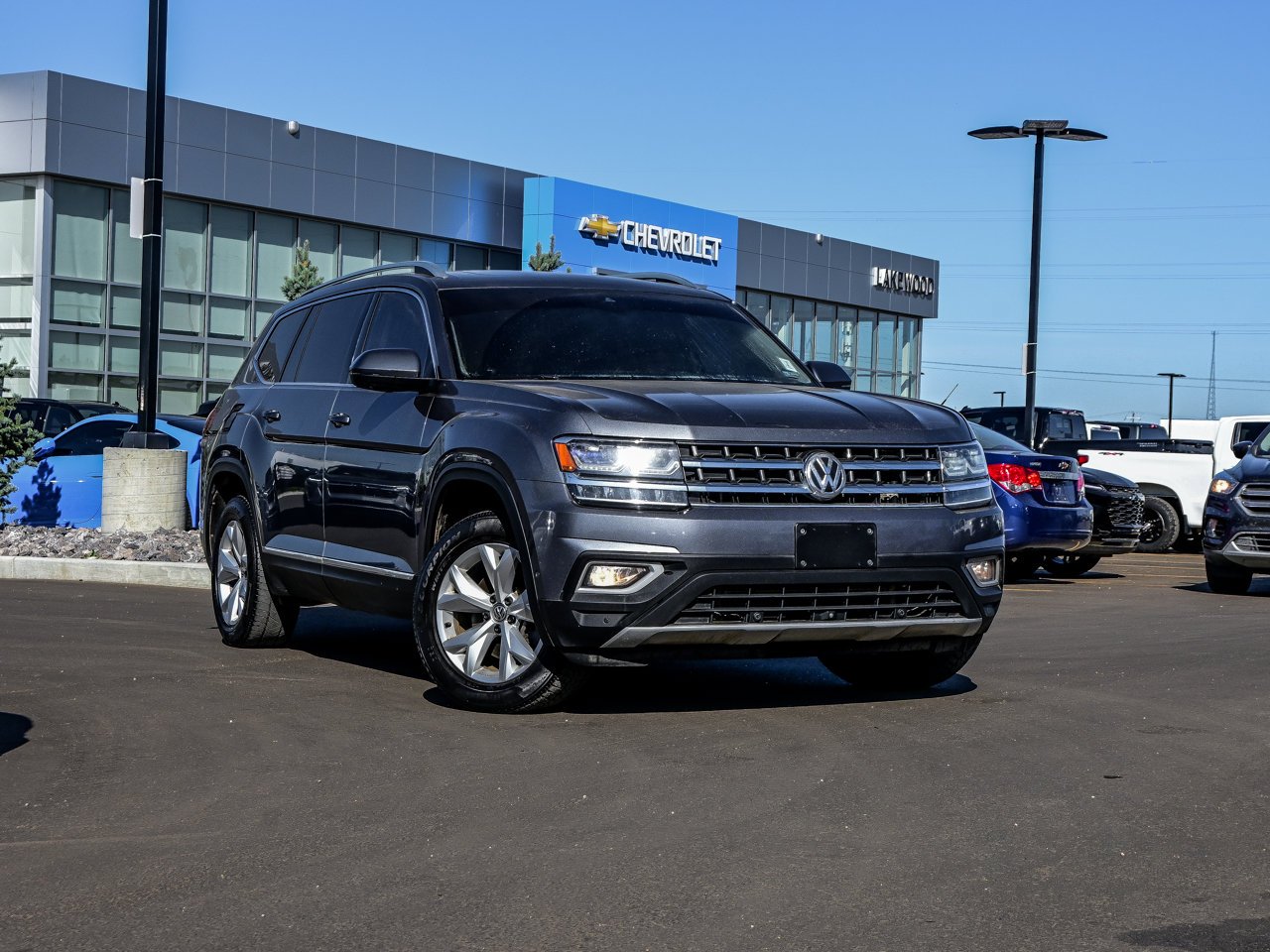 2018 Volkswagen Atlas Execline 3.6 FSI 4MOTION Grey Sherwood Park - photo #1