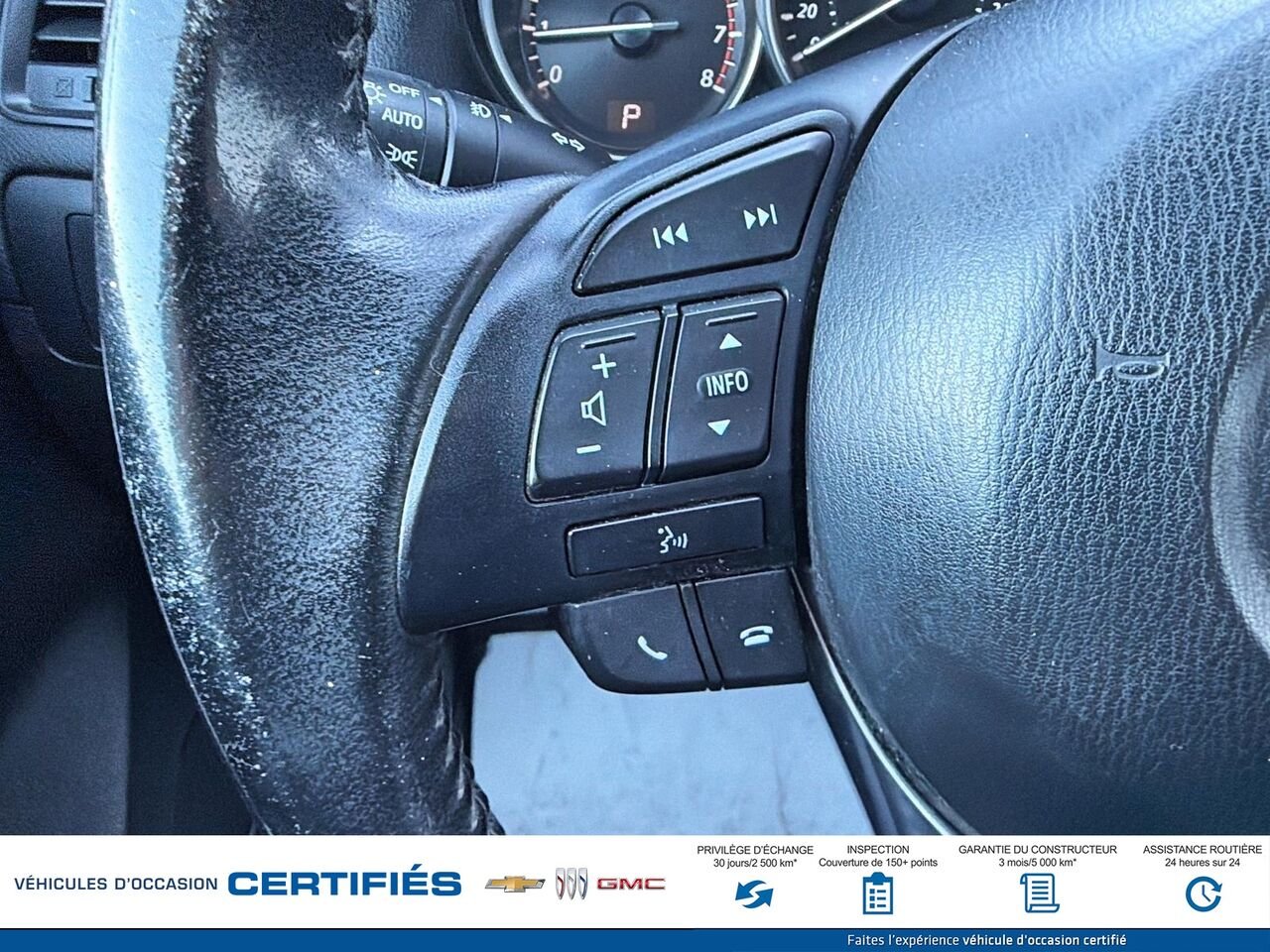 Mazda CX-5 Traction intégrale, 4 portes, boîte automatique, GT 2015 Rouge Montmagny - photo #11