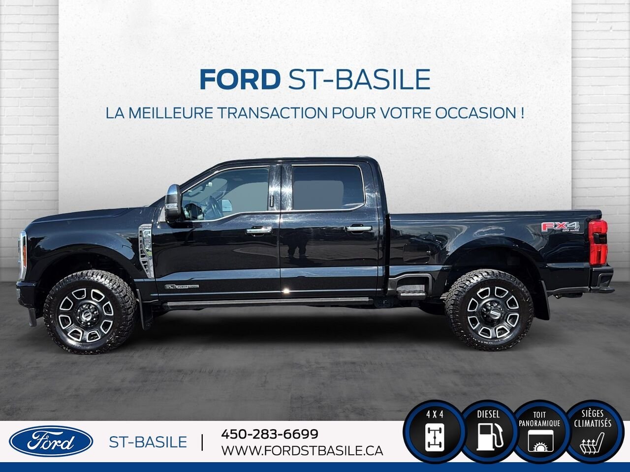 2024 Ford Super Duty F-250 SRW Black Saint-Basile-le-Grand - photo #2