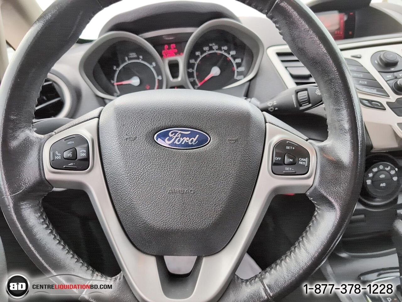 Ford Fiesta TITANIUM AUTOMATIQUE SIEGES CHAUFFANTS (BAS KM) | BD0131 2013 Rouge Granby - photo #17