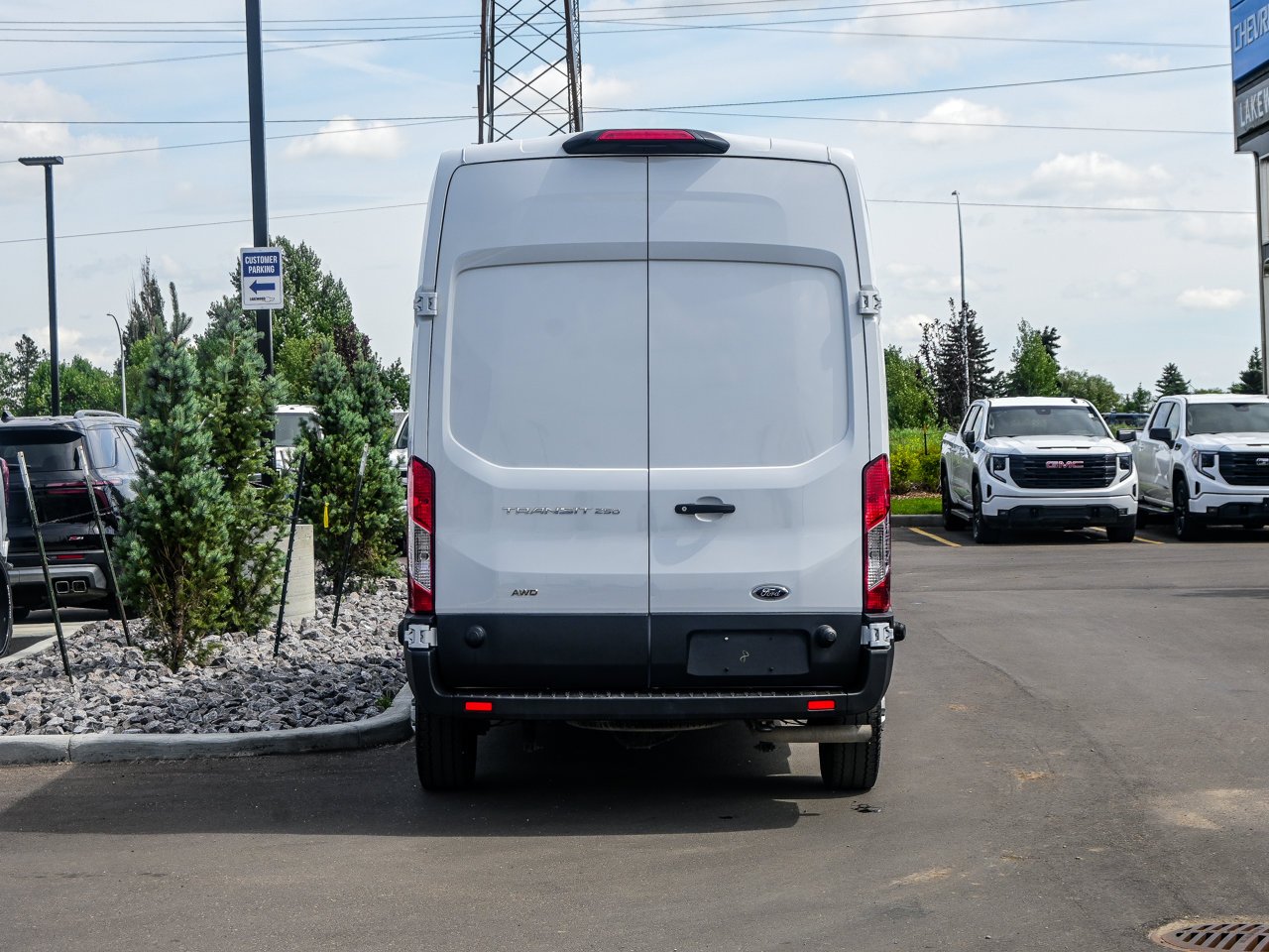 2025 Ford Transit Cargo Van T-250 148 Hi Rf 9070 GVWR AWD White Sherwood Park - photo #11