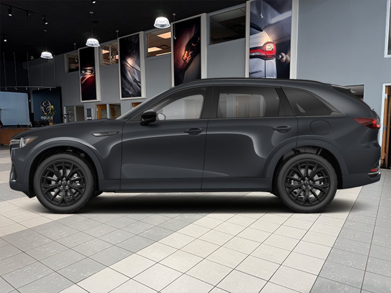 2026 MAZDA CX-70 MHEV Jet Black Mica Notre-Dame-des-Prairies - photo #1
