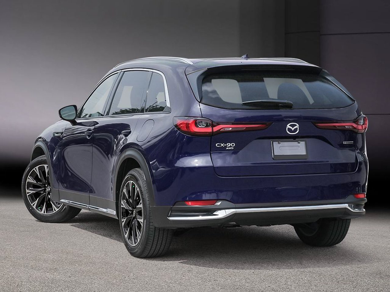 Mazda CX-90 hybride rechargeable JM3KKDHAXT1399772 2026 Bleu cristal foncé mica Mirabel - photo #3