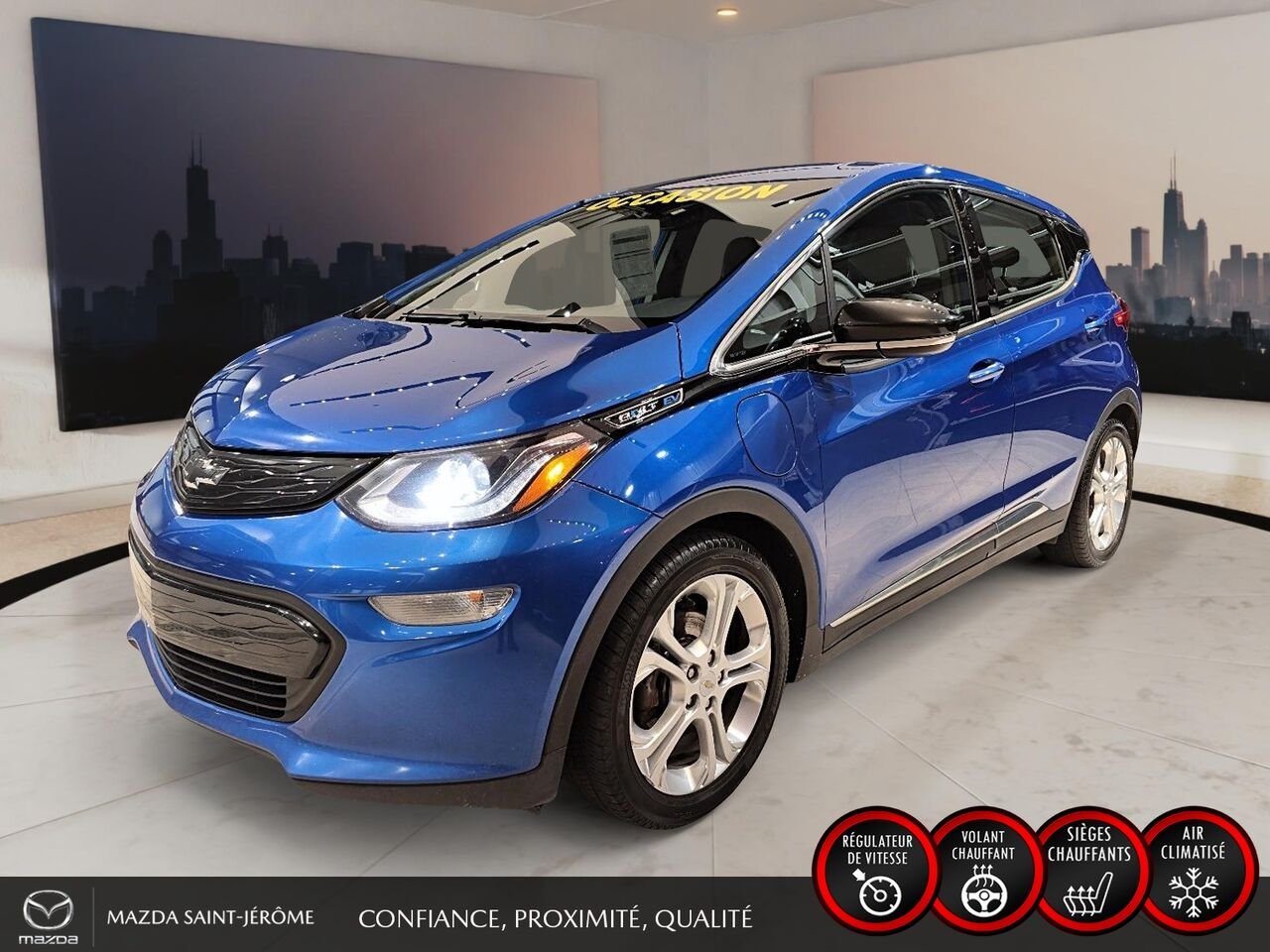 Chevrolet Bolt EV LT | UN SEUL PROPRIÉTAIRE | JAMAIS ACCIDENTÉ | RECHARGE RAPIDE 2020 Bleu Saint-Jérôme - photo #0