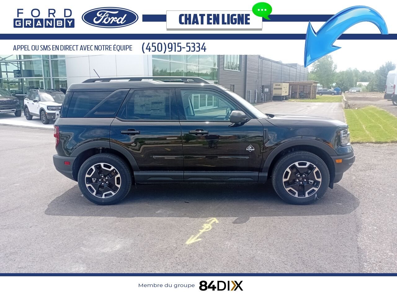 Ford BRONCO SPORT 2024 Noir Granby - photo #3
