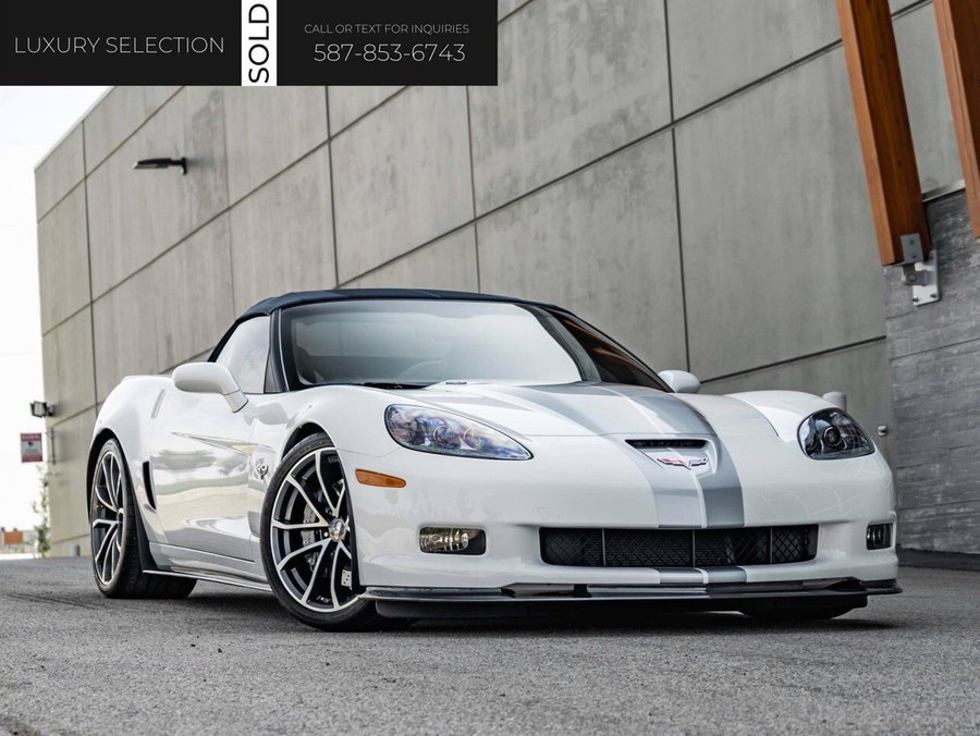 2013 Chevrolet Corvette Grand Sport Convertible 60th Anniversary Edition White