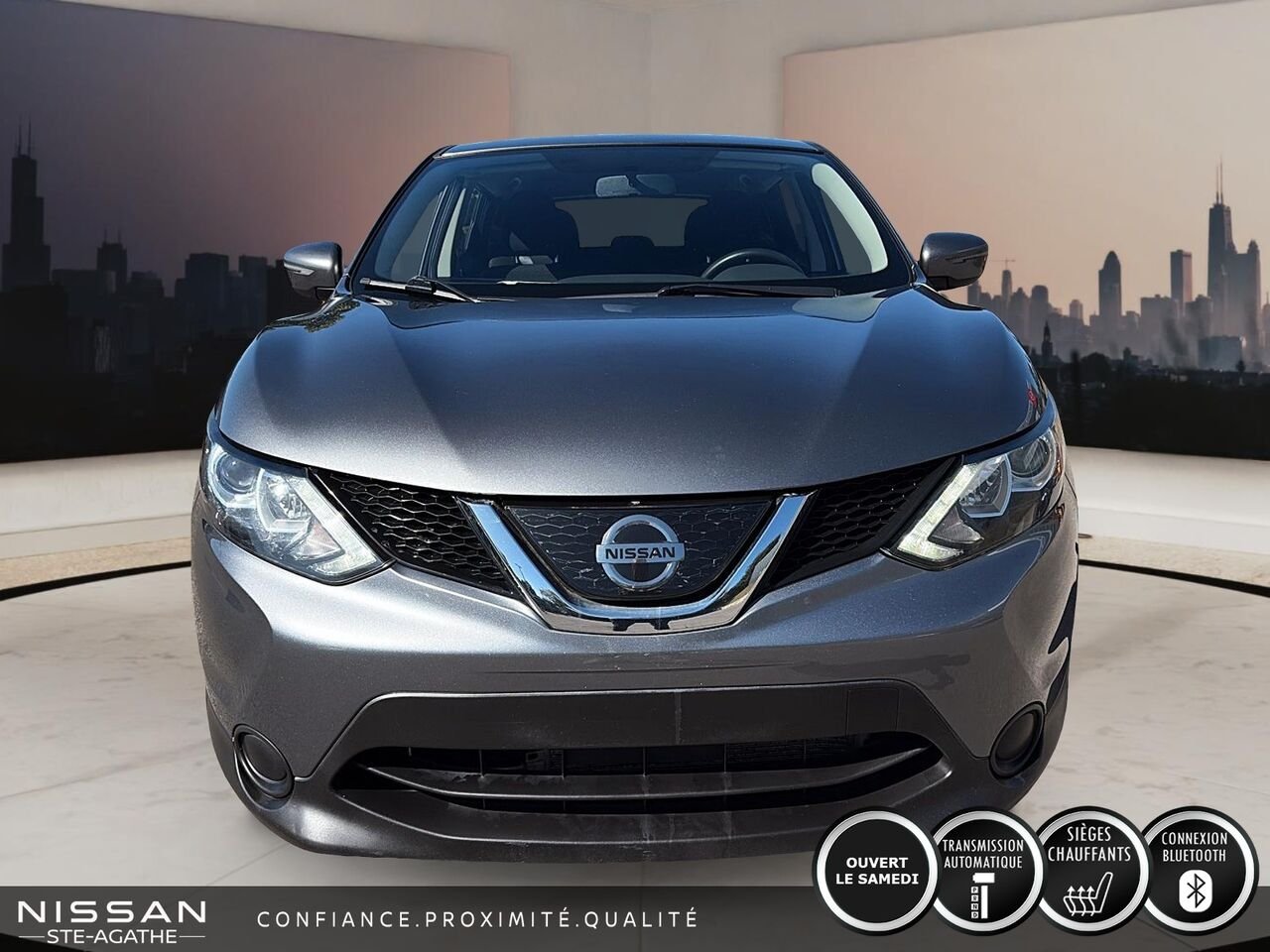 Nissan Qashqai S TI | AUTOMATIQUE | GROUPE COMMODITÉ | UN SEUL PROPRIÉTAIRE 2019 Gris Saint-Jérôme - photo #1