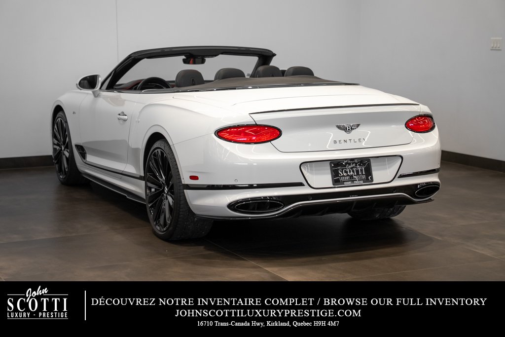 Bentley Continental GT Speed Convertible 2022 Blanc Kirkland - photo #6