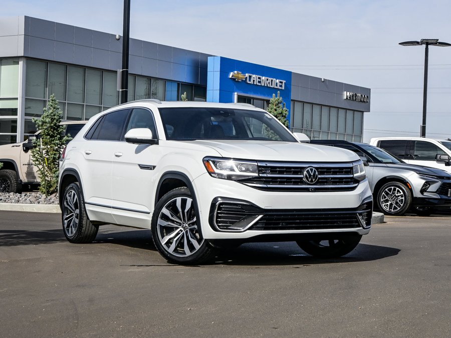2020 Volkswagen Atlas Cross Sport Execline 4Motion 3.6L | Panoramic Sunroof White