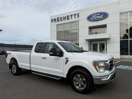 Ford F-150 XLT cabine double 4RM caisse de 8 pi 2023 Blanc