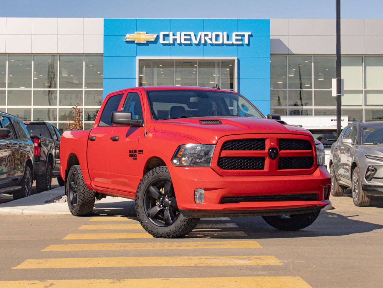 2022 Ram 1500 Classic Express 4x4 Crew Cab 5'7 Box Red Sherwood Park - photo #1